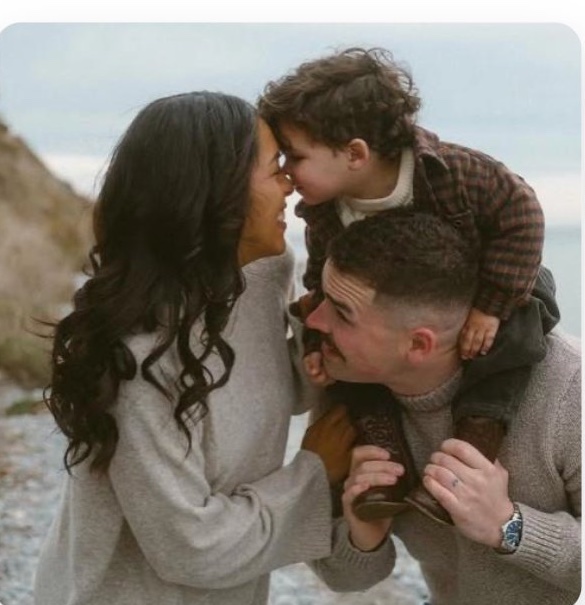 A family spending time together
